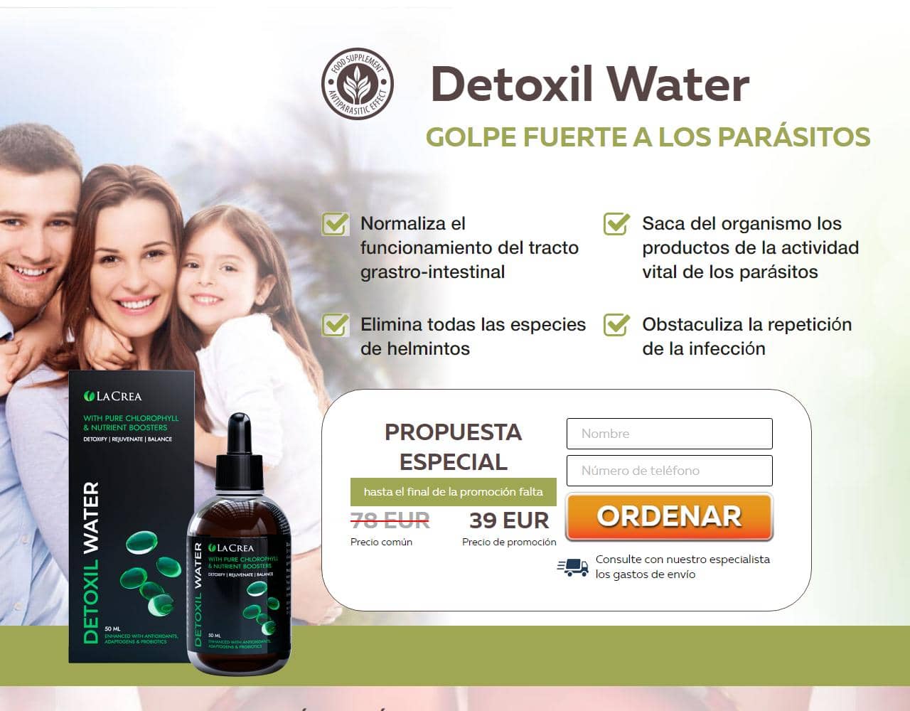 Detoxil water parasites 1